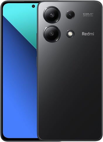 Xiaomi Redmi Note 13 4G LTE (256 جيجابايت + 8 جيجابايت) 6.67 بوصة 108 ميجابكسل ثلاثي (Tmobile Mint Tello Global) نطاقات عالمية غير مقفلة + (حزمة شاحن مزدوج للسيارة السريعة) (ذاكرة القراءة فقط العالمية MidnightBlack) in Saudi Arabia