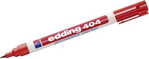 علامة edding 404 الدائمة - أسود - قلم واحد - طرف دائري رفيع 0.75 مم - أقلام مقاومة للماء وسريعة الجفاف ومقاومة للتلطيخ - للكرتون والبلاستيك والخشب والمعادن والزجاج والنسيج in Saudi Arabia
