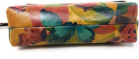 Patricia Nash Valerie Leather Foldover Clutch Wristlet, Ruby Red in Kuwait