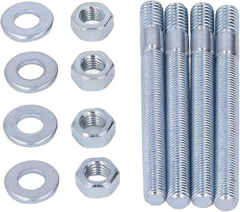 Carburetor Studs Kit,5/16" X 3.5" Carburetor Studs Set,Metal Carburetor Carb Studs with Spacers for 5/16in Threads Intake in Saudi Arabia