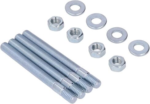 Carburetor Studs Kit,5/16" X 3.5" Carburetor Studs Set,Metal Carburetor Carb Studs with Spacers for 5/16in Threads Intake in Saudi Arabia