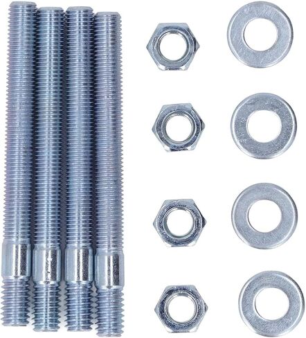 Carburetor Studs Kit,5/16" X 3.5" Carburetor Studs Set,Metal Carburetor Carb Studs with Spacers for 5/16in Threads Intake in Saudi Arabia