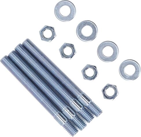Carburetor Studs Kit,5/16" X 3.5" Carburetor Studs Set,Metal Carburetor Carb Studs with Spacers for 5/16in Threads Intake in Saudi Arabia