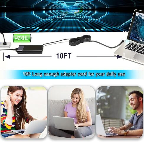 200W Laptop Charger Replacement for HP Omen Pavilion Gaming 15 16 17 15t 17t ZBook Fury Create Studio 15 17 G3 G4 G5 G6 G7 G8 Envy 15 2020 TPN-DA10 L00818-850 Power Supply Cord AC Adapter in Kuwait