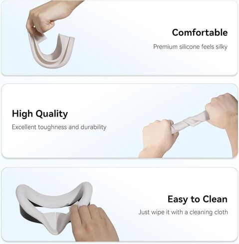 غطاء حماية لعدسة AMVR VR مقاوم للغبار متوافق مع Meta/Oculus Quest 3 (قطعة واحدة) in Kuwait