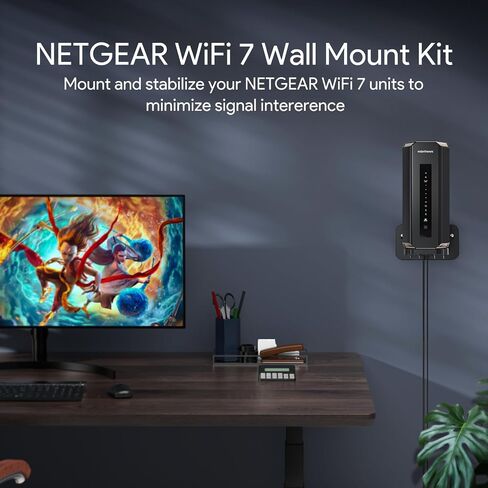 حامل جداري لجهاز التوجيه EDUP LOVE Starlink Gen 3، مجموعة تثبيت Starlink لجهاز Starlink V3 & Gen 3 عالي الأداء، جهاز توجيه شبكي قياسي، ثبات ABS مجموعة Starlink Internet Kit حامل جدار القمر الصناعي in Saudi Arabia