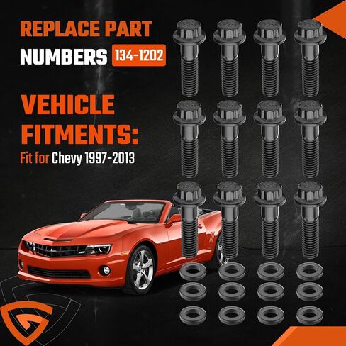 134-1202 chromoly reader header kit kit 3/8 ˝ ملاءمة واسعة لسلسلة شيفروليه جين III/ls LS1 LS2 LS3 LS6 مع 4.8 ، 5.3،5.7 6.0 ، 6.2،7.0 لتر (حزمة 12) in Kuwait