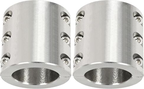 HECASA 2" Split Collar Tube Clamps Compatible with UTV Roll Bar Connector Weldable Tube Clamps Mounts 2 Pcs in Saudi Arabia