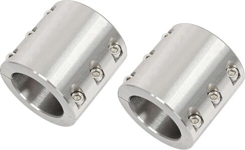 HECASA 2" Split Collar Tube Clamps Compatible with UTV Roll Bar Connector Weldable Tube Clamps Mounts 2 Pcs in Saudi Arabia