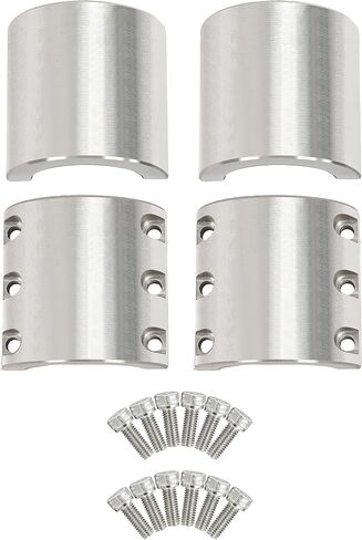 HECASA 2" Split Collar Tube Clamps Compatible with UTV Roll Bar Connector Weldable Tube Clamps Mounts 2 Pcs in Saudi Arabia