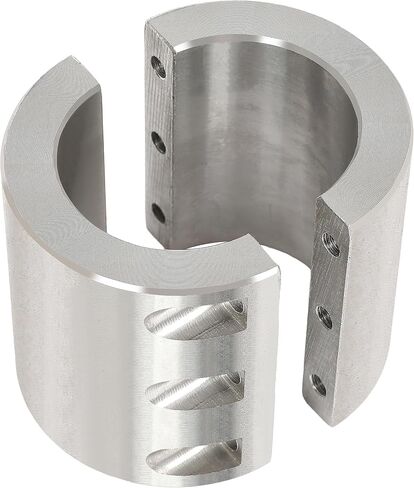 HECASA 2 "مشابك أنبوب طوق تقسيم متوافقة مع موصل Roll Roll Connector مشابك قابلة لللحام. in Saudi Arabia