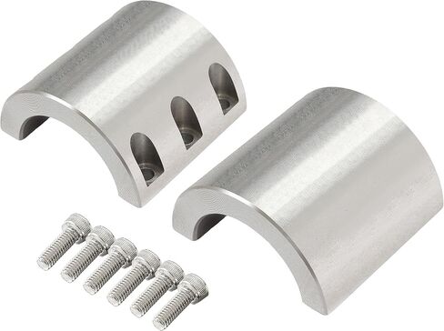 HECASA 2 "مشابك أنبوب طوق تقسيم متوافقة مع موصل Roll Roll Connector مشابك قابلة لللحام. in Saudi Arabia