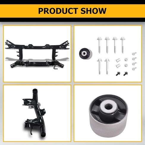 Kuafu الخلفي Crossmember متوافق مع 2007-2017 Jeep Patriot Compass 2007-2012 Dodge Caliber استبدال 68211932AB K-Frame Subframe Cross Sundension Hardware in Saudi Arabia