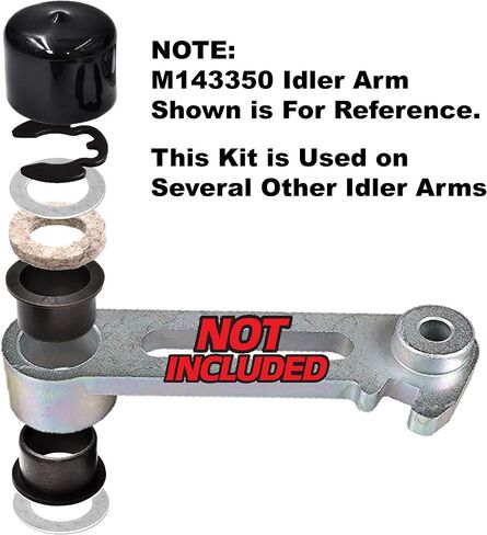 HD Switch Pulley Idler Arm Bushing Seal Cap & Hardware Rebuild Kit fits John Deere LT170 LX172 LX173 LX176 LX178 LX186 LX188 LX255 LX266 LX277 LX279 LX280 LX288 LX289 Lawnmower in Saudi Arabia