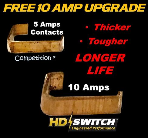 HD Switch Scag 463034 Free 10 AMP Upgrade IP53 Sealed Blade Clutch PTO Switch - fits Scag 463034 Cheetah Freedom Z Tiger Cub SMZ-48, SSZ-20CV in Saudi Arabia