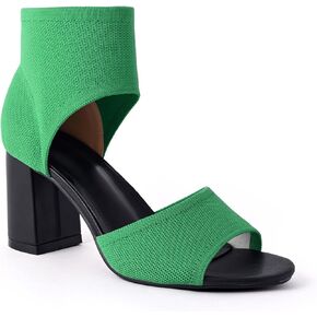 المرأة متماسكة كتلة مكتنزة الكعب العالي زقزقة اصبع القدم مكتنزة الكعب الصنادل بسط عالية الكعب الكاحل التمهيد الصنادل للعمل حفل زفاف in Kuwait