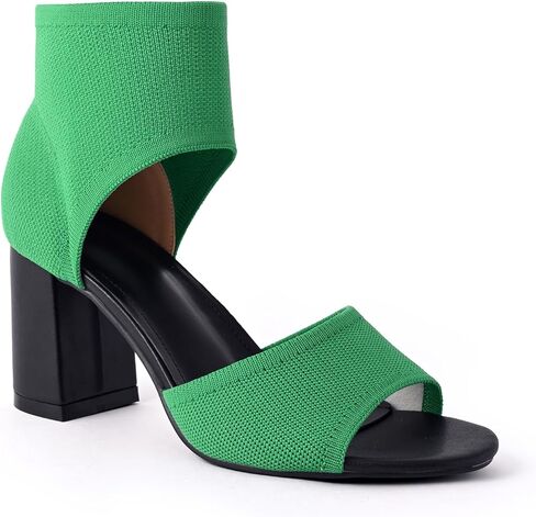 المرأة متماسكة كتلة مكتنزة الكعب العالي زقزقة اصبع القدم مكتنزة الكعب الصنادل بسط عالية الكعب الكاحل التمهيد الصنادل للعمل حفل زفاف in Kuwait