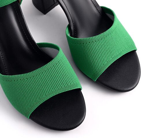 المرأة متماسكة كتلة مكتنزة الكعب العالي زقزقة اصبع القدم مكتنزة الكعب الصنادل بسط عالية الكعب الكاحل التمهيد الصنادل للعمل حفل زفاف in Kuwait