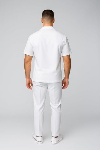 طقم بنطلون وقميص كتان للرجال من STACY ADAMS in Kuwait