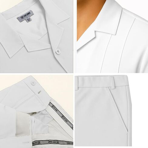 طقم بنطلون وقميص كتان للرجال من STACY ADAMS in Kuwait