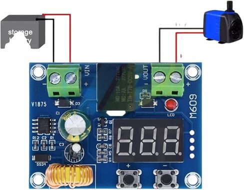 Xh-M609 Low Voltage Disconnect Switch Cut Off 12V 24V 36V Digital Led Display Over-Discharge Protect for 12-36V Lithium Bettery New 2026 High for Reliable Electronic Component in Saudi Arabia