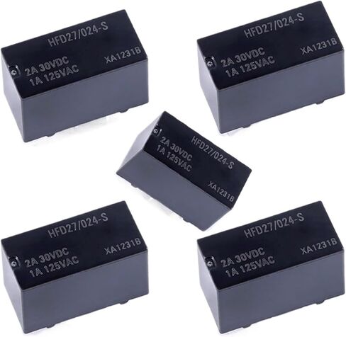 5pcs DC 5V 12V 24V Power Relay JRC27F-005-S JRC27F-012-S JRC27F-024-S 8Pins 2A Sensitive DIP Relays(24V) in Kuwait