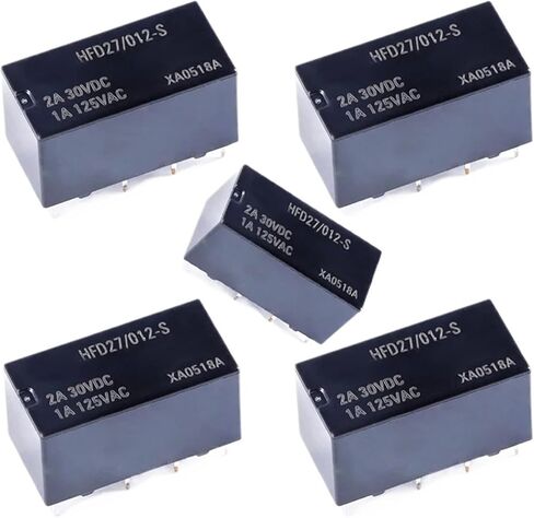 5pcs DC 5V 12V 24V Power Relay JRC27F-005-S JRC27F-012-S JRC27F-024-S 8Pins 2A Sensitive DIP Relays(24V) in Kuwait