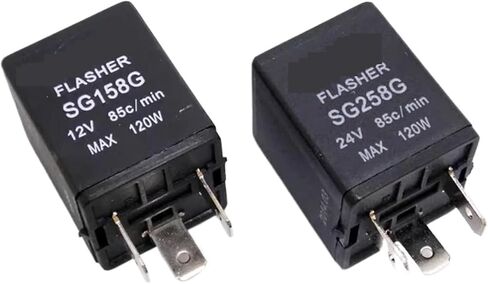 SG158G SG258G Automotive Flasher 12V 24V 120W Relay Electronic Turn Signal(12V) in Saudi Arabia