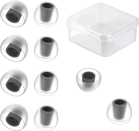 5 Pairs KBEAR 07 Ear Tips, KINBOOFI Silicone IEM Eartips Earbuds for KZ ZST ZS10 PRO ZS10 PRO X AS10 ZSN ZSN ZSN PRO X ZSN PRO ZS10 PRO2 TANGZU WAN'ER Wired Headphone（S/M/L） in Saudi Arabia