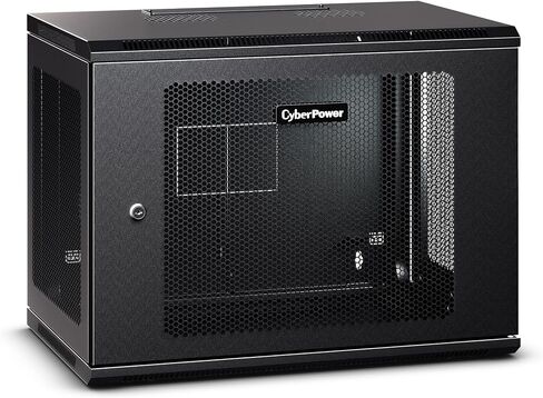 حاوية رف مثبتة على الحائط من CyberPower Carbon CR12U61003 9U، باللون الأسود in Saudi Arabia
