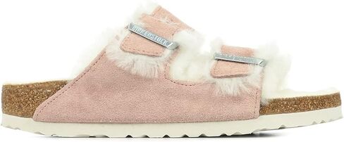 Birkenstock Arizona Shearling Stone Coin/Natural Suede/Shearling, 40 N EU in Saudi Arabia