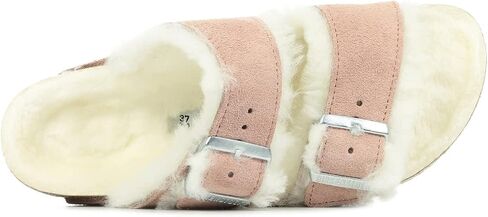 Birkenstock Arizona Shearling Stone Coin/Natural Suede/Shearling, 40 N EU in Saudi Arabia