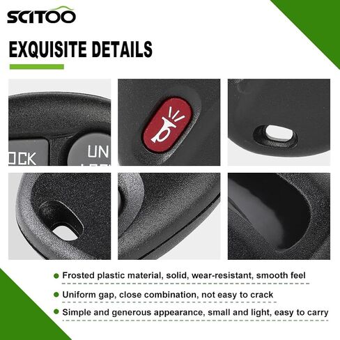 SCITOO 1 X Remotes Key Fob for Buick Lesabre for Chevy Astro Blazer Corvette Express Impala Malibu Monte Carlo SSR for GMC Jimmy Savana for Oldsmobile Alero Aurora 2001-2005 KOBLEAR1XT in Saudi Arabia
