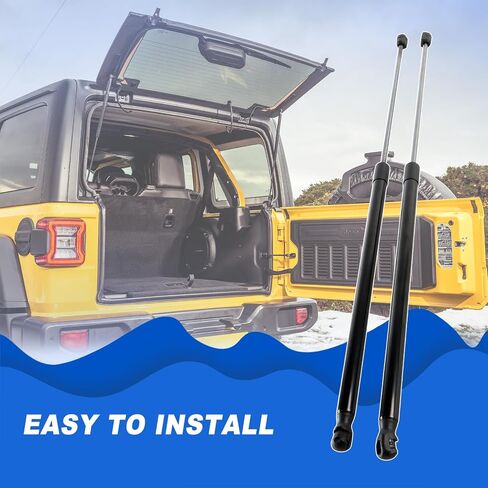Rear Window Glass Lift Supports Shock Struts for 1997-2006 Wrangler Replaces 55076310AB SG214012 4249,2-PC Set in Saudi Arabia