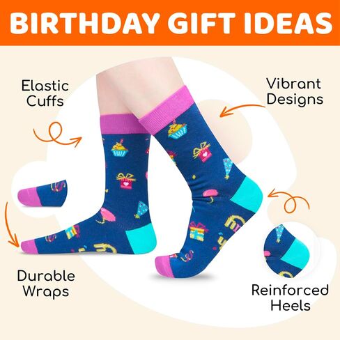 HAPPYPOP 15th Birthday Gifts Ideas Socks - Gifts for 15 Year old Boy Girl, Gifts for Teens 15 in Saudi Arabia