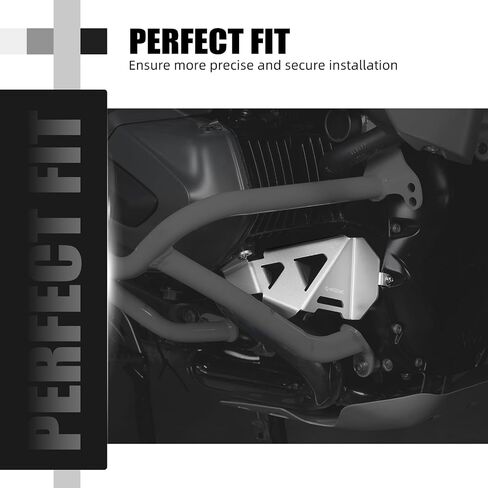 Sensor Protection Plate Sensor Shield Sensor Guard Compatible with BMW R1250GS 2018-2023, R1250GS Adventure 2019-2024, R1250R 2018-2024, R1250RT 2018-2024, Aluminum, CNC-machined, Black in Saudi Arabia