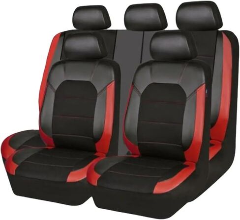 Car Seat Covers, Compatible For Ford Edge 2016 2017 2018 2019 2020 2021 2022 2023 2024, 9 Pcs Full Sets Leather Non-Slip Breathable Seat Protector Interior Accessories,Grey, Normal(Blue) in Saudi Arabia