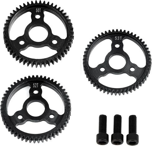 32P Spur Gear, 58T 0.8 Metric Pitch, Compatible with 32P, Hardened Steel 58 Tooth 0.8M Spur Main Gear for 1/10 TRAXXAS Ford Rustler Slash Stampede 4X4 Summit T-Maxx E-REVO Jato Arrma, Replace #3958 in Saudi Arabia