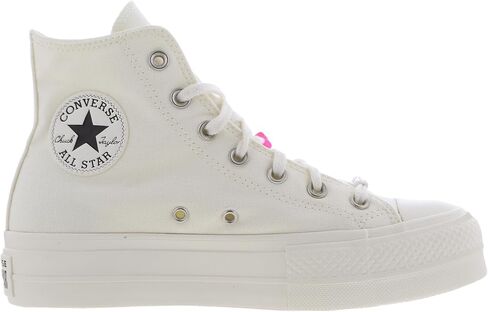 Converse Women's Chuck Taylor All Star Move Platform Butterfly Wings Black/Egret (Black/Egret/Decade Pink, US Footwear Size System, Adult, Women, Numeric, Medium, 6.5) in Saudi Arabia