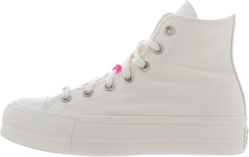 Converse Women's Chuck Taylor All Star Move Platform Butterfly Wings Black/Egret (Black/Egret/Decade Pink, US Footwear Size System, Adult, Women, Numeric, Medium, 6.5) in Saudi Arabia