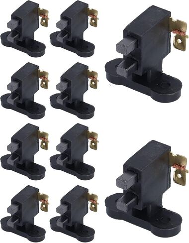 10Pcs Universal Generator Carbon Brush for Honda GX160 4KW-7kW Generator, Assembly Replacement with 25mm Mount Spacing in Saudi Arabia