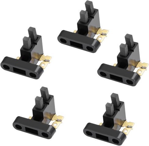 5pcs مجموعة فرشاة الكربون المولدة العالمية لـ Head Champion Harbour Freight 4KW 5KW 7KW ، 2 موصلات شفرة واحدة in Kuwait