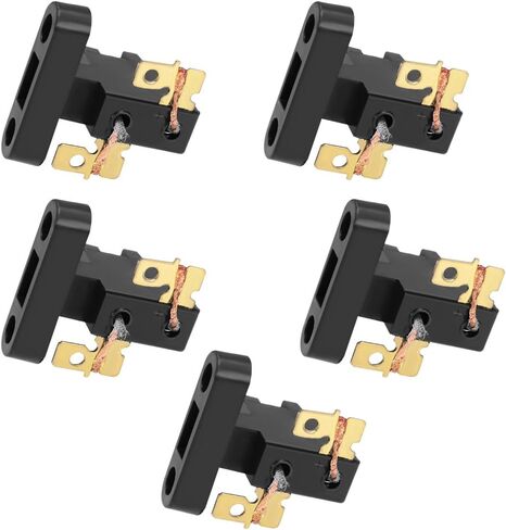 5pcs مجموعة فرشاة الكربون المولدة العالمية لـ Head Champion Harbour Freight 4KW 5KW 7KW ، 2 موصلات شفرة واحدة in Kuwait