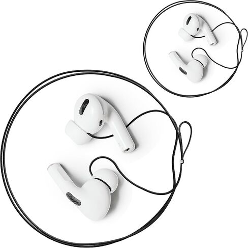 إصدار جديد من حزام مضاد للفقد لسماعات الأذن اللاسلكية (أسود) (Airpods Pro 1st & 2nd، Sony، Beats، Samsung، Bose) (ليس لـ Airpods 2nd & 3rd) in Kuwait