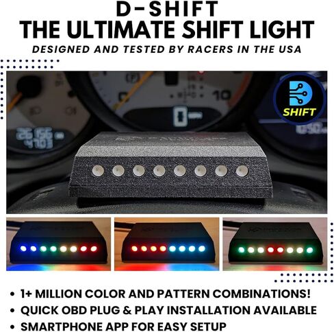D -Shift Sequential Shift Light - OBD2 Plug & Play (لسيارات 2009+) in Saudi Arabia