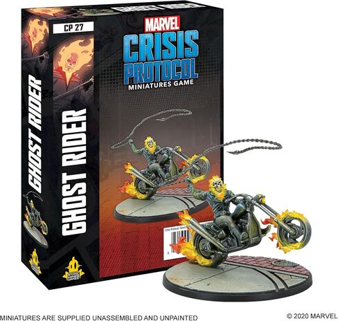 Marvel Crisis Protocol Ghost Rider CHARACTER PACK | Miniatures Battle Game | Strategy Game for Adults and Teens | Ages 14+ | 2 Players | Avg. Playtime 90 Minutes | Made by Atomic Mass Games in Saudi Arabia