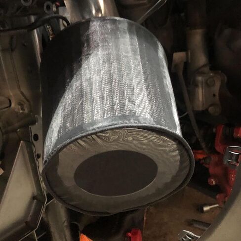 TOMALL Air Filter Wrap for Car Air Intake Filter Protective Cover Dustproof Waterproof Universal Accessories (Small) in Saudi Arabia