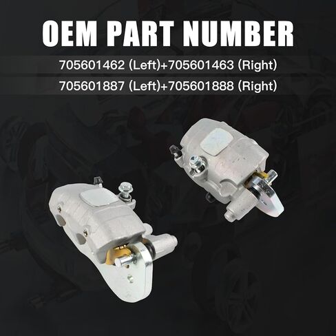 705601462 705601463 الفرجار الفرامل الأمامي ومنصات متشابكة متوافقة مع Can Am Commander 1000 700 Maverick Trail Sport X3 Turbo Defender Max Pro 2016-2022 in Kuwait