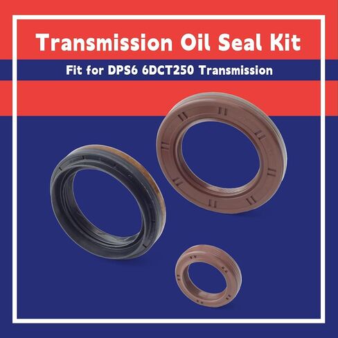 DPS6 6DCT250 Transmission Front Oil Seal Kit تشمل استبدال ختم عمود الإدخال/الإخراج لـ Ford Fiesta 2012-Up for Focus 2011-Up for B-Max 2012-Up for EcoSport 2013 in Saudi Arabia