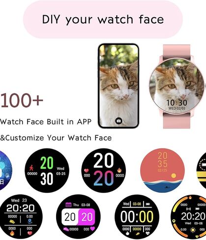 LOYEWAIER Smart Watch Men Bluetooth Call Fitness Tracker 1.32" HD Full Touch Screen Smartwatch Heart Rate Blood Pressure Monitor IP68 Waterproof Black Stainless Steel Sport Watch for Android iOS in Saudi Arabia